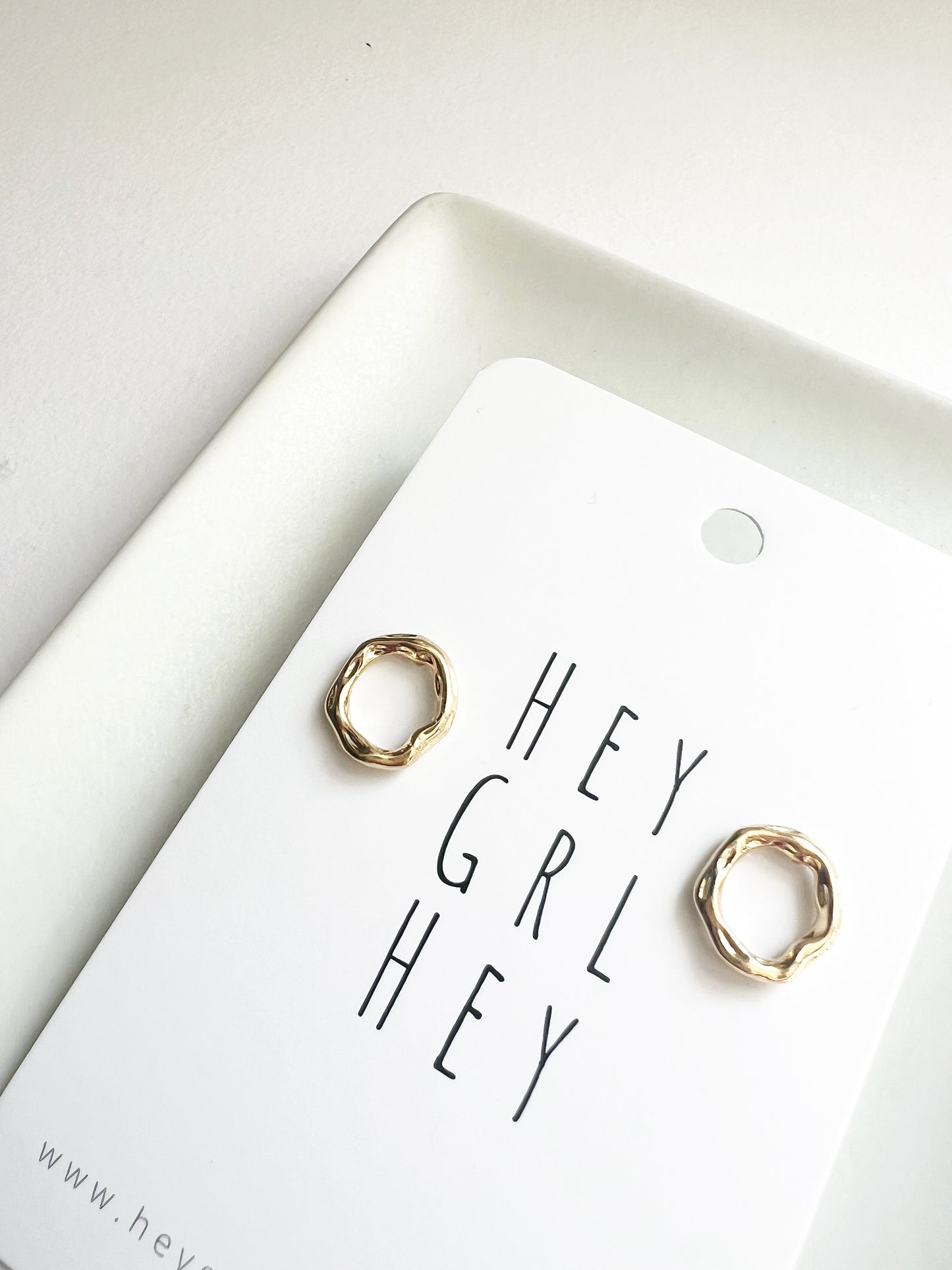 The Circle Stud Earrings