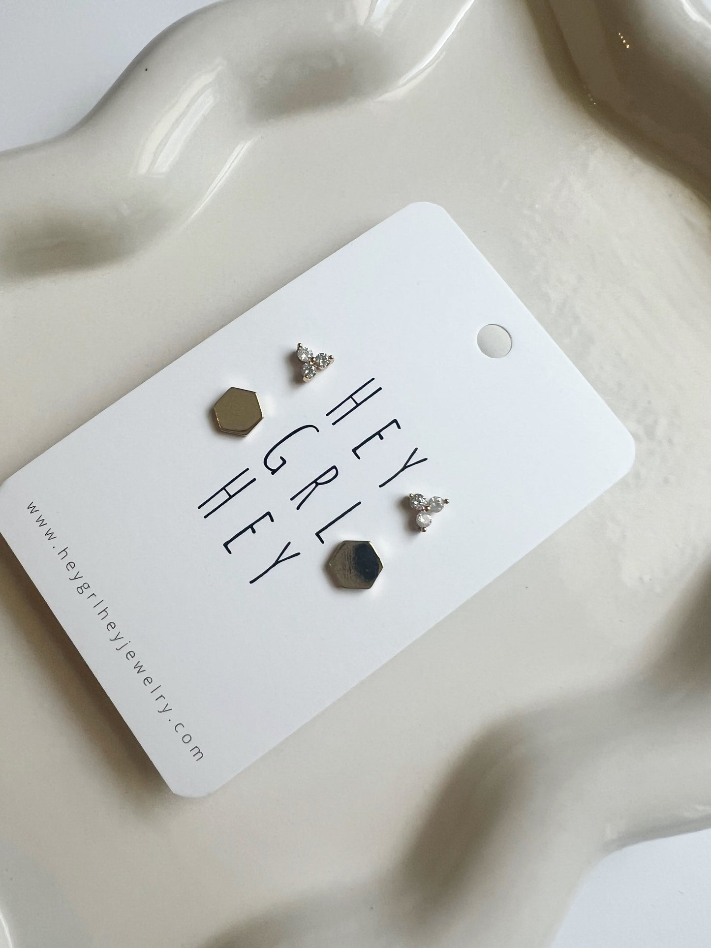 The What the Hex Stud Earring Pack