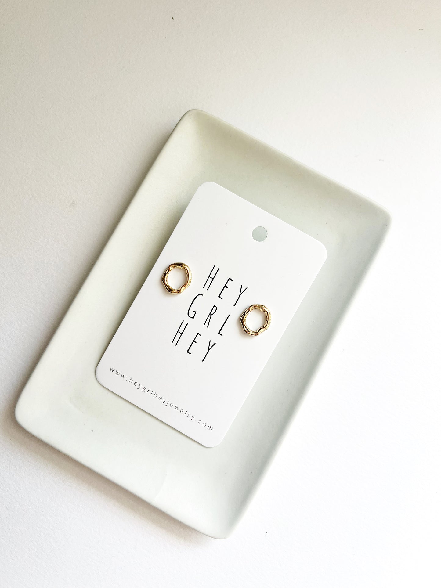 The Circle Stud Earrings