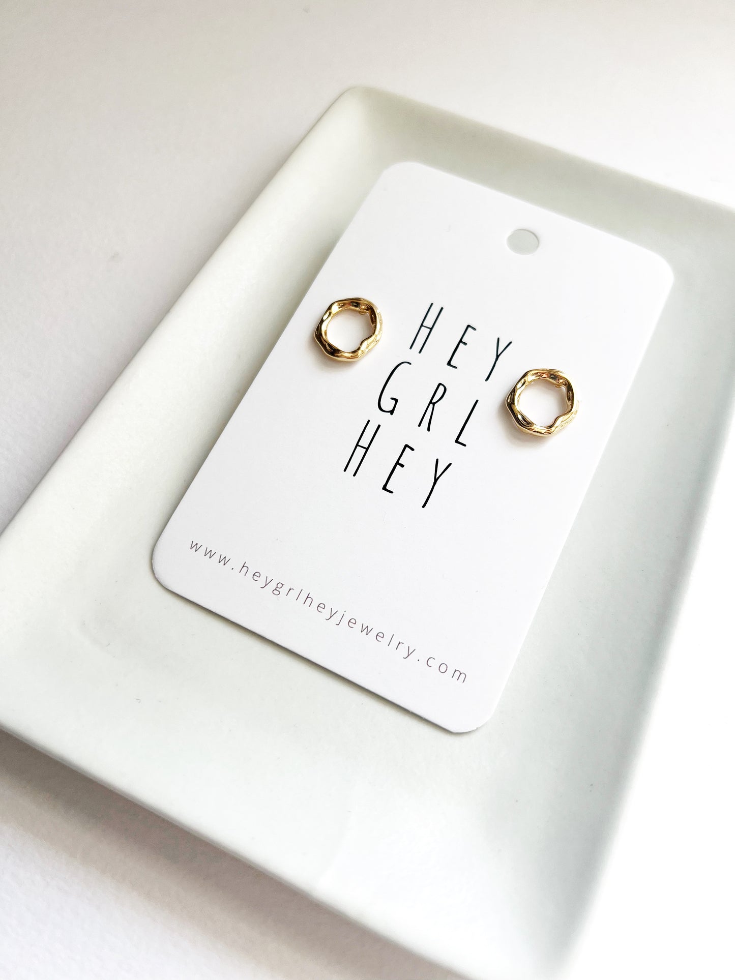 The Circle Stud Earrings