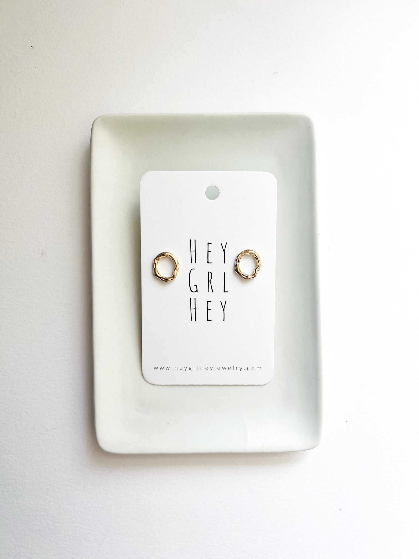 The Circle Stud Earrings