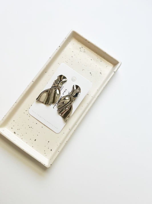 The Silver Wave Earrings