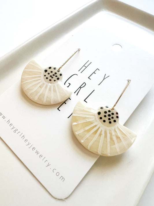 The Welma Handpainted Earring