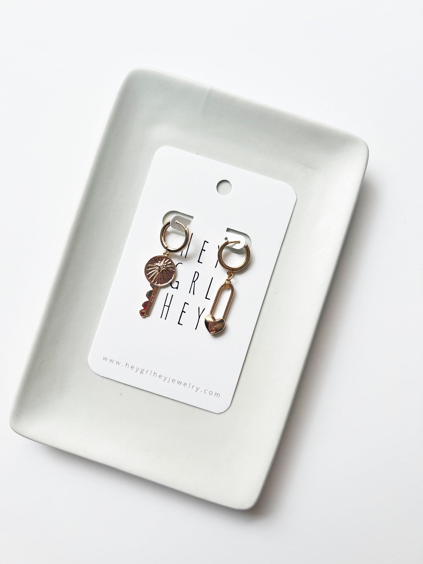 The Lock and Key Earrings