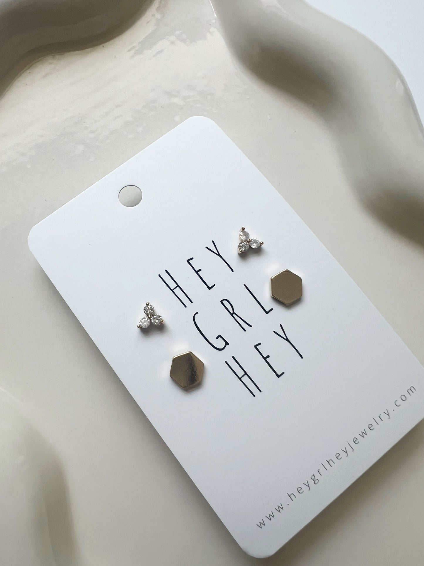 The What the Hex Stud Earring Pack