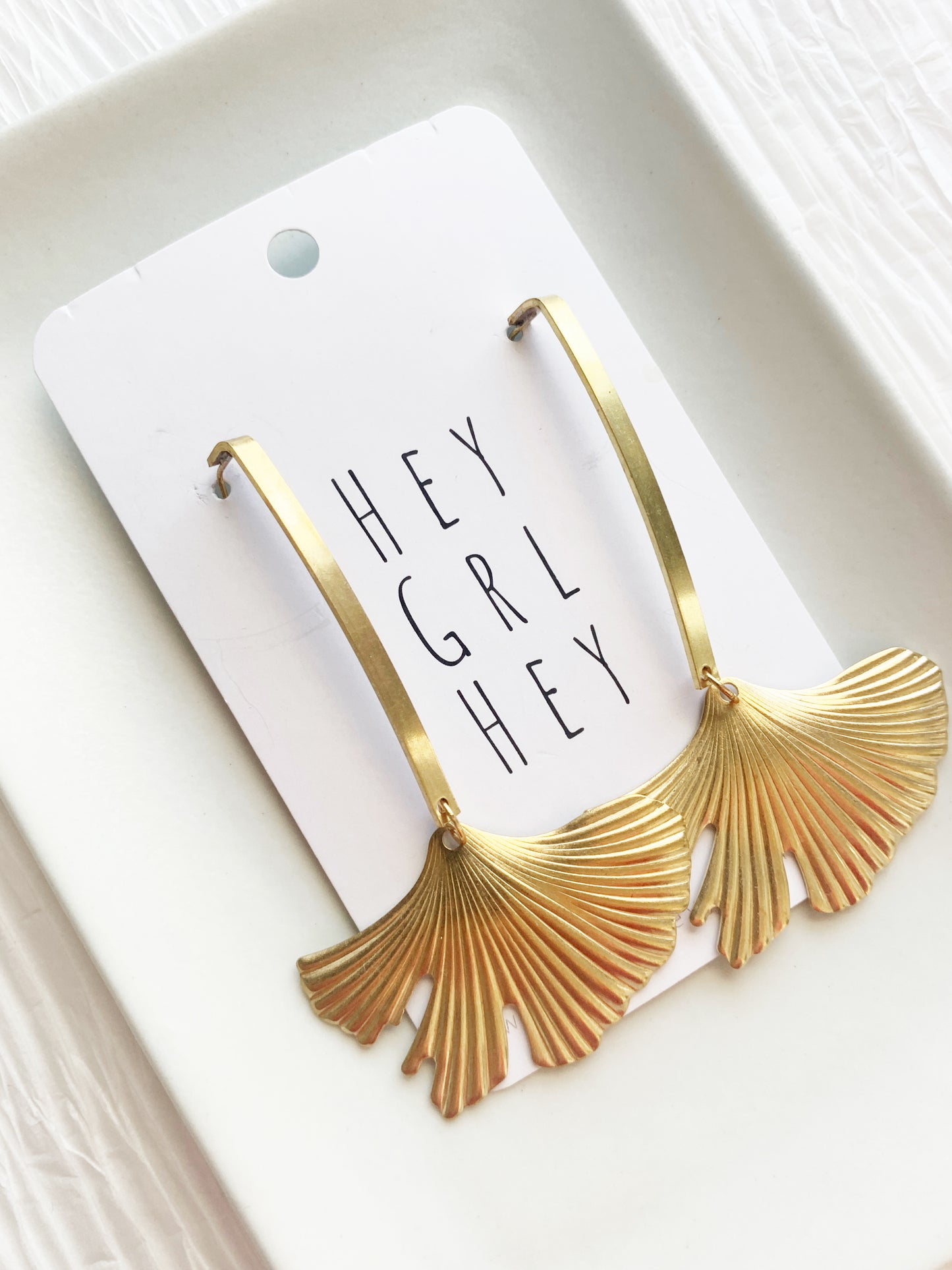The Ginkgo Earring