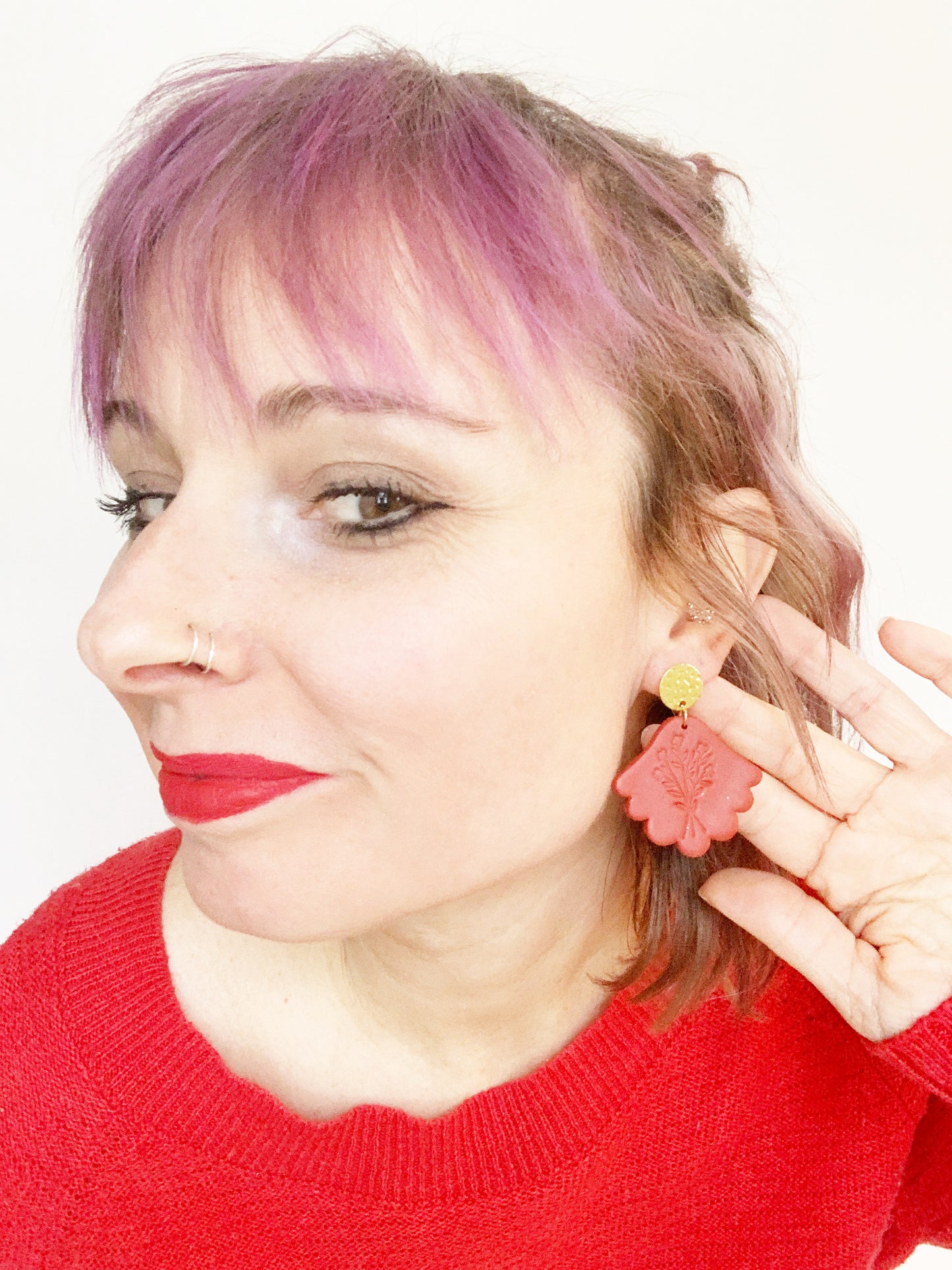 The Red Prairie Earrings