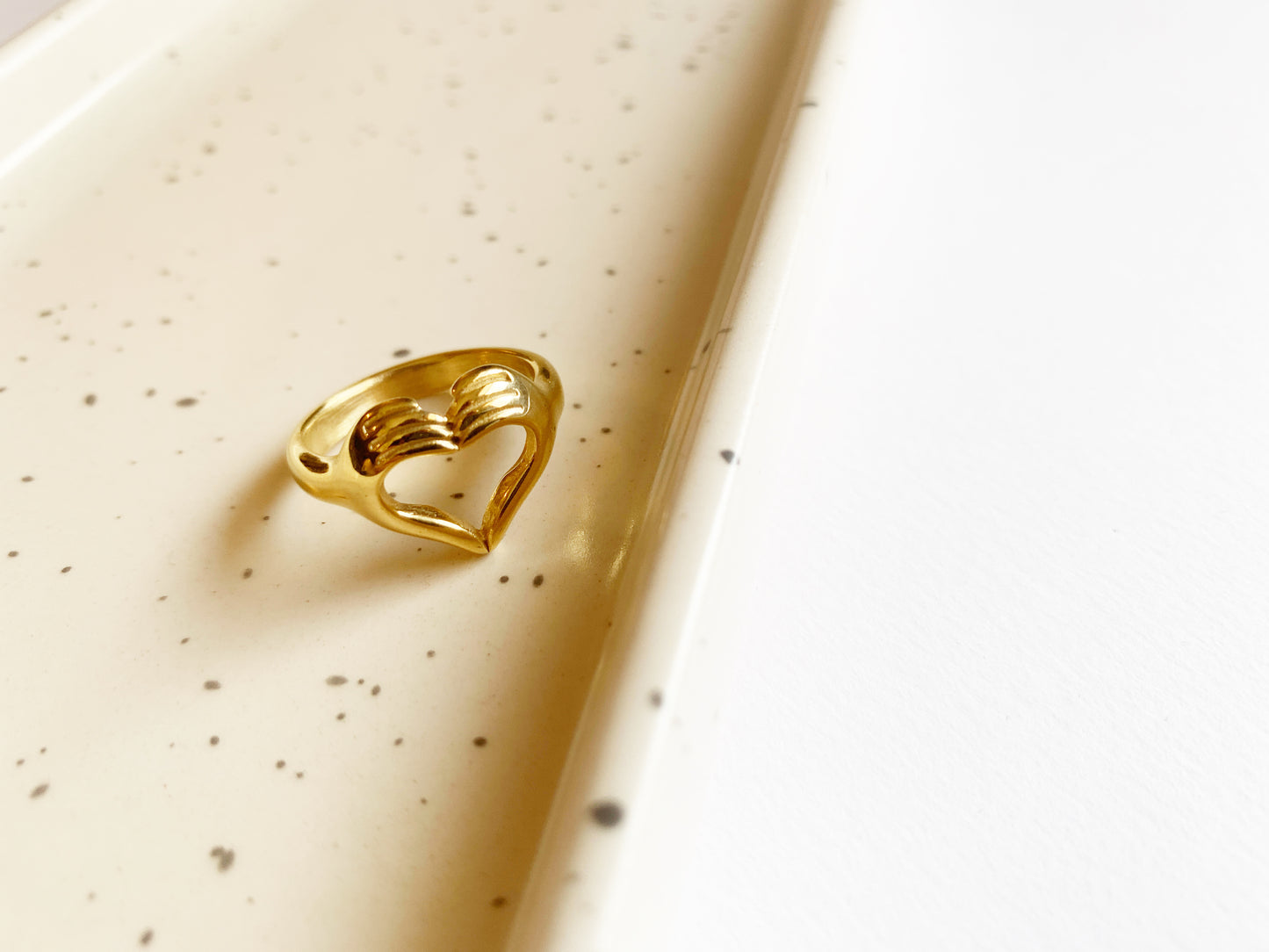 The “I’ll Hold Your Heart in My Hand” Ring