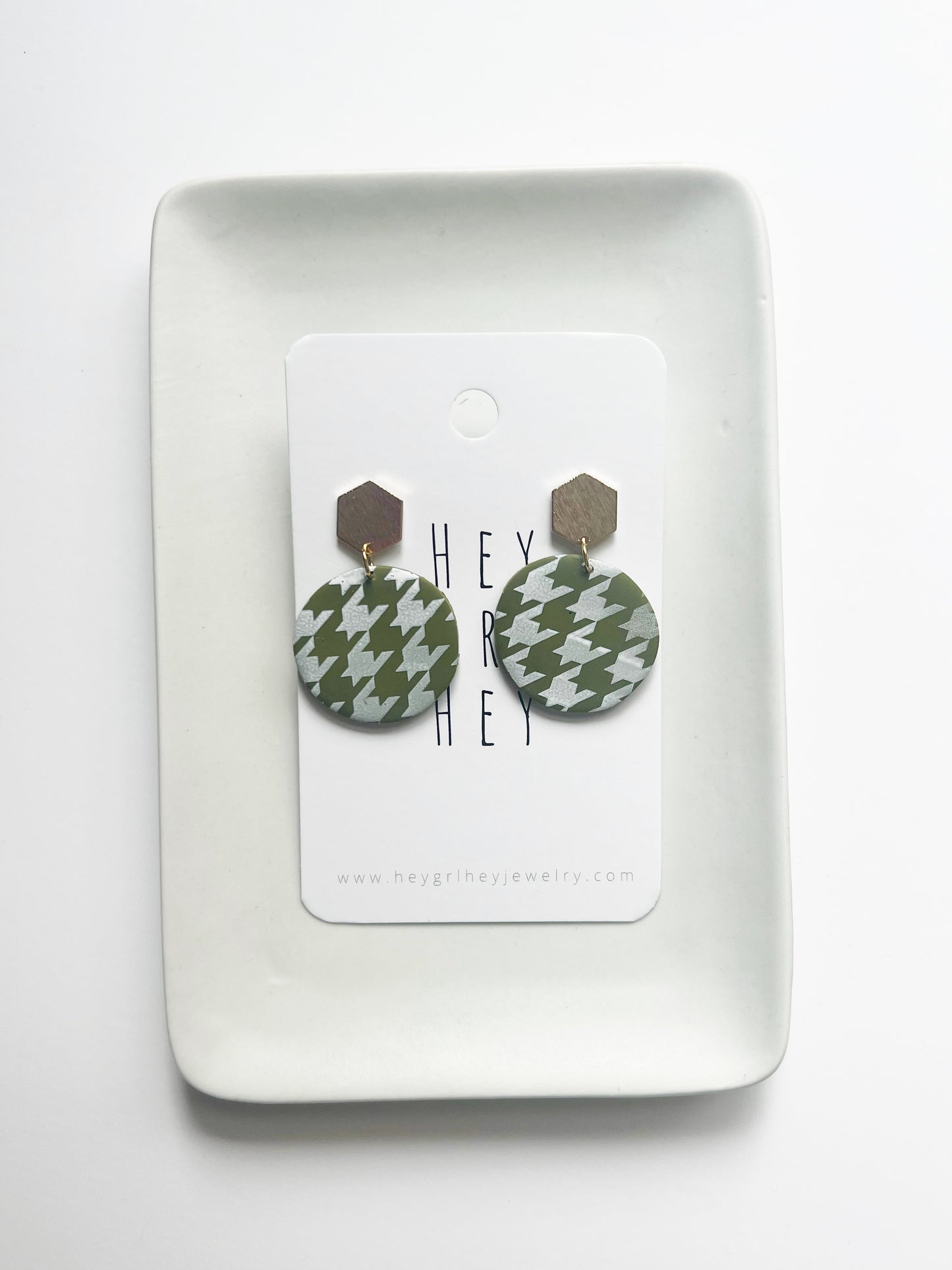 The Houndstooth Earrings