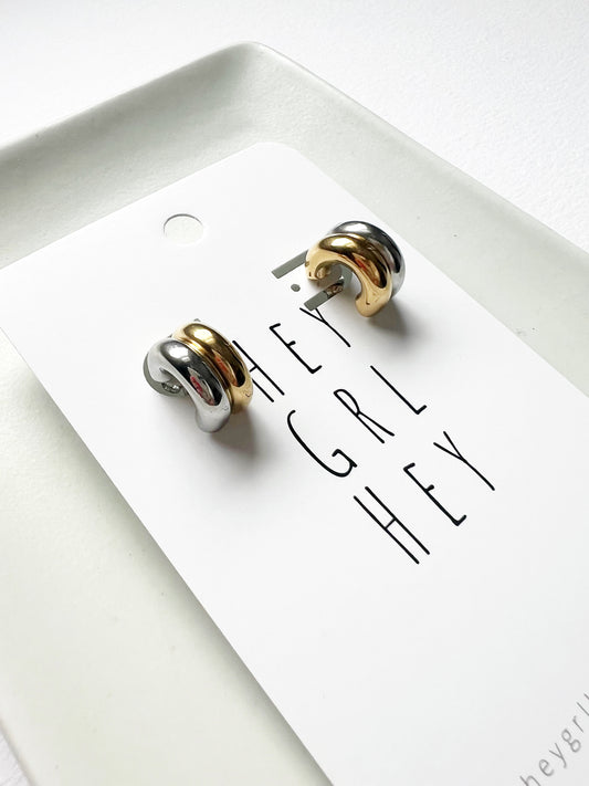 The (Silver and Gold) Tessa Hoop Earrings
