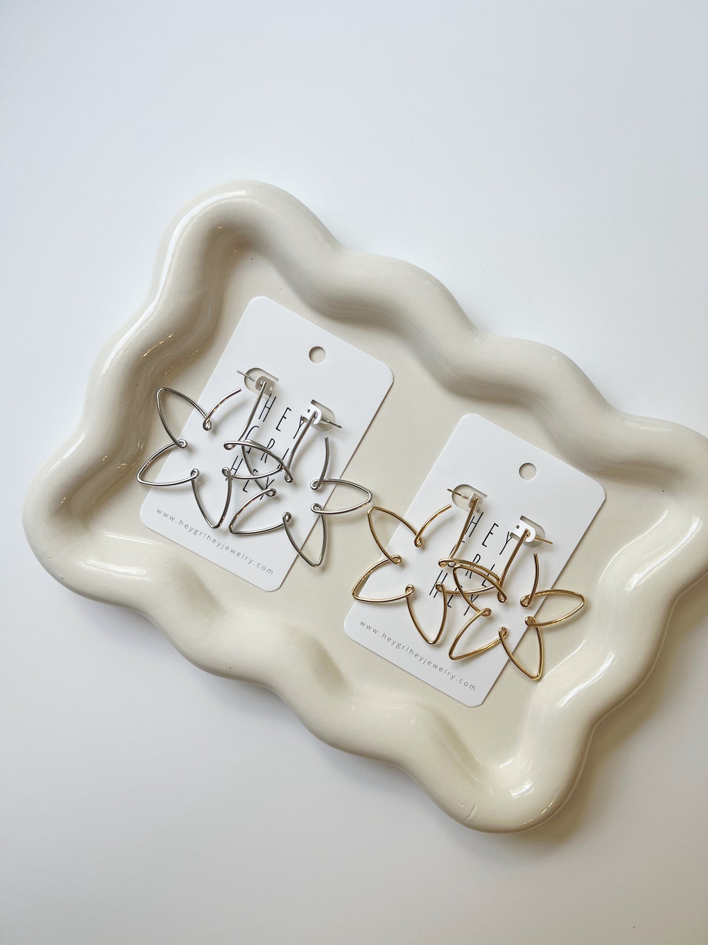 The Nigella Flower Earrings