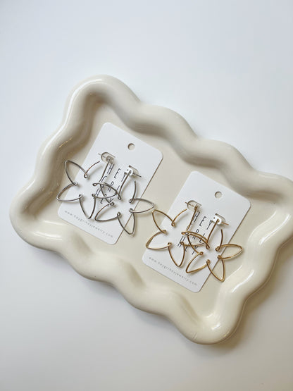 The Nigella Flower Earrings