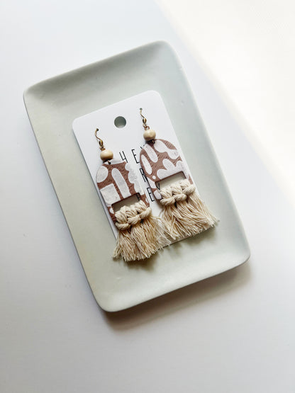 The Saidie Macrame Earrings