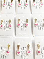 Load image into Gallery viewer, The “Love you to Death” Valentines Earrings
