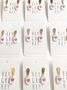 The “Love you to Death” Valentines Earrings