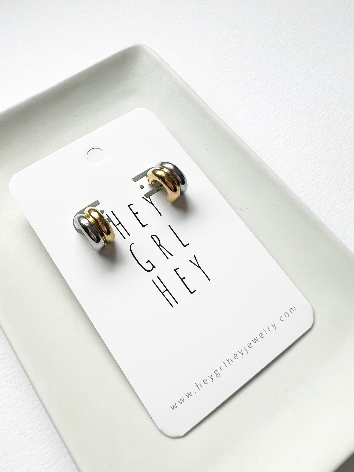 The (Silver and Gold) Tessa Hoop Earrings