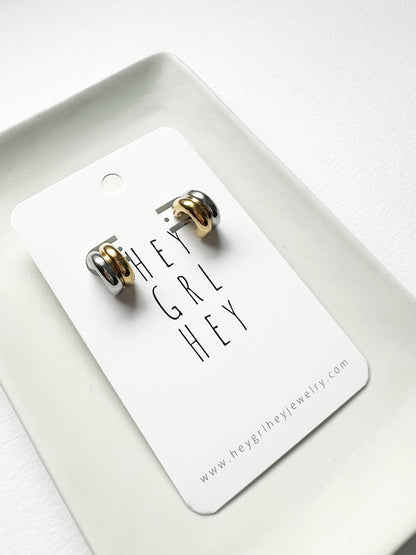 The (Silver and Gold) Tessa Hoop Earrings