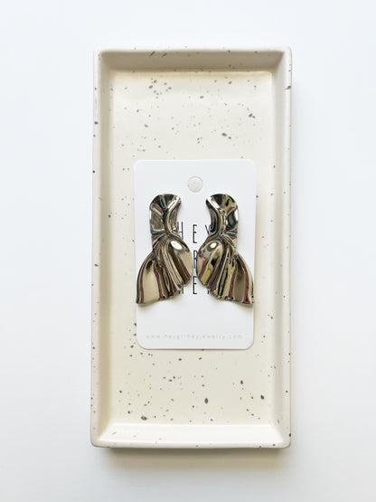 The Silver Wave Earrings