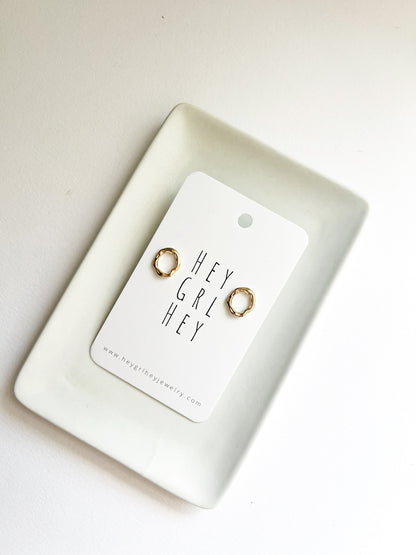 The Circle Stud Earrings