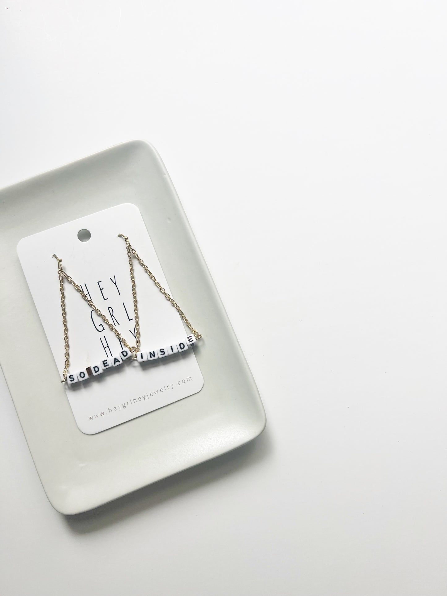 The So Dead Inside Earrings