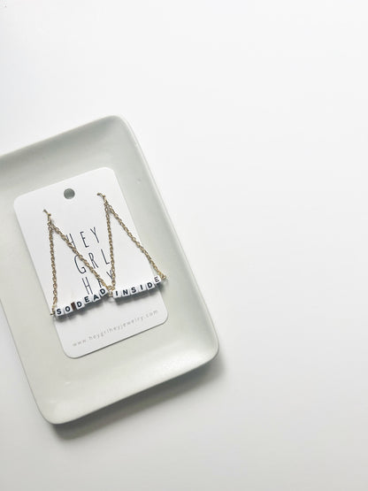 The So Dead Inside Earrings