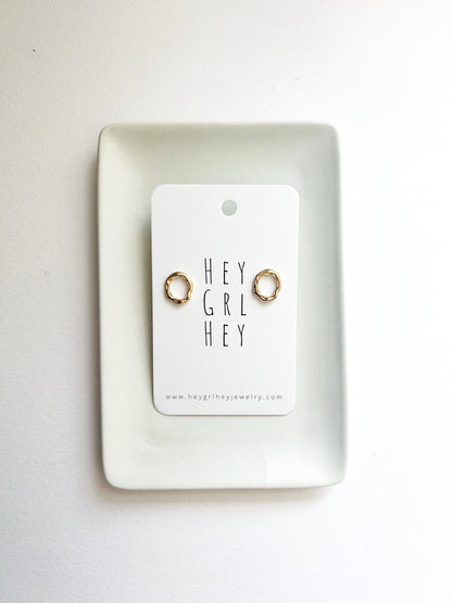 The Circle Stud Earrings