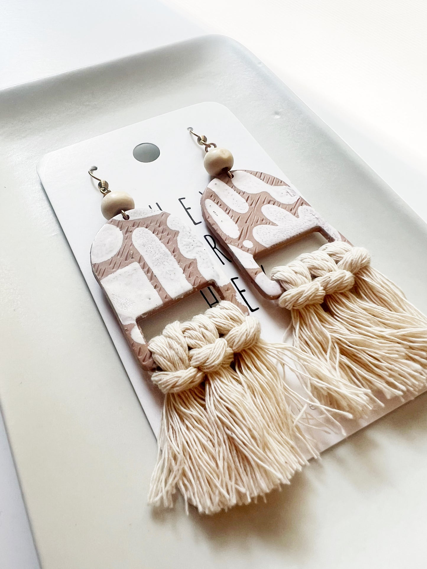 The Saidie Macrame Earrings