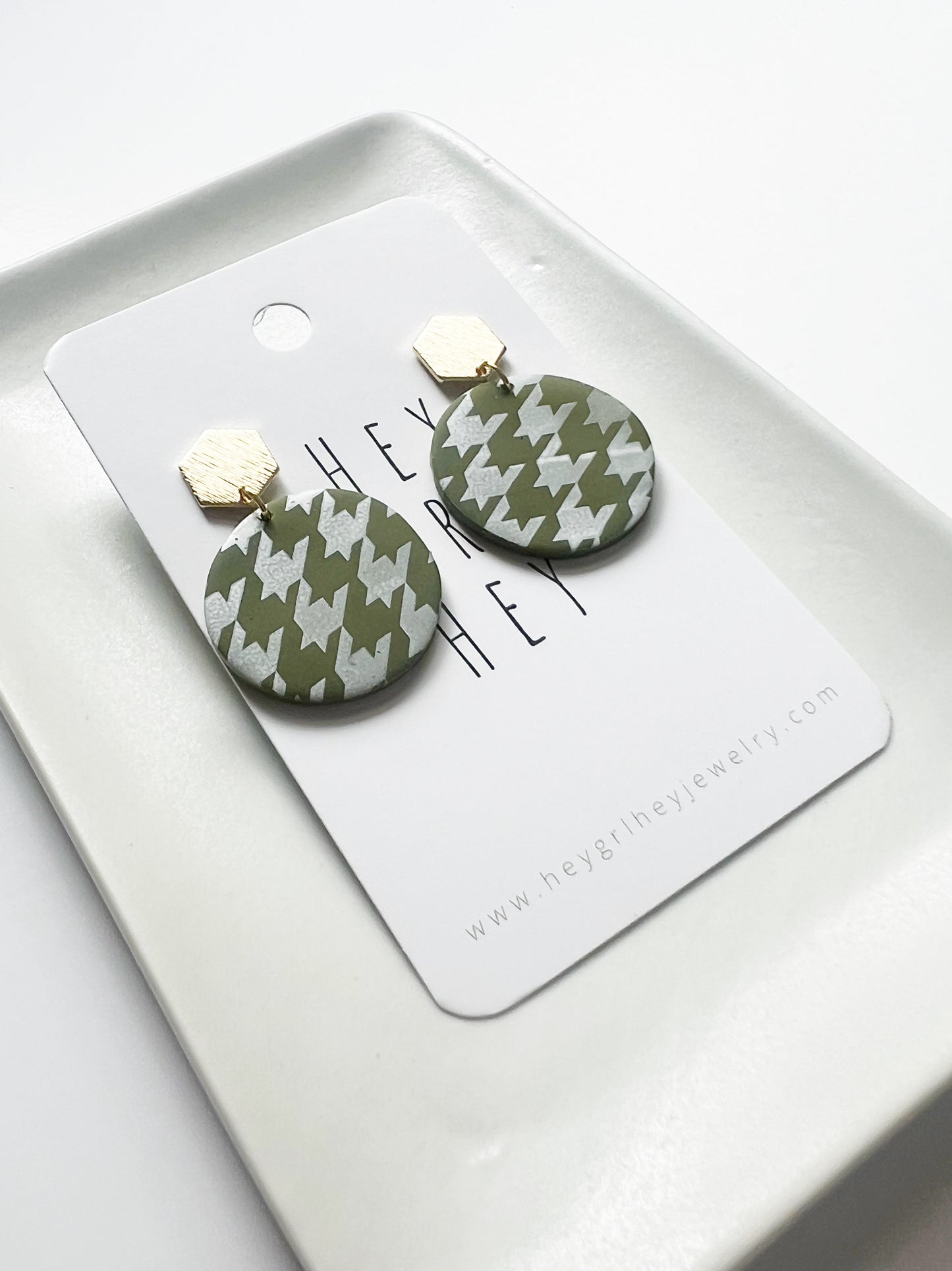 The Houndstooth Earrings