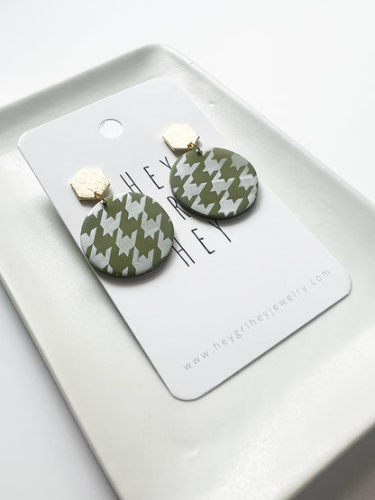 The Houndstooth Earrings