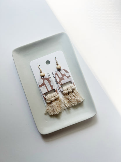 The Saidie Macrame Earrings
