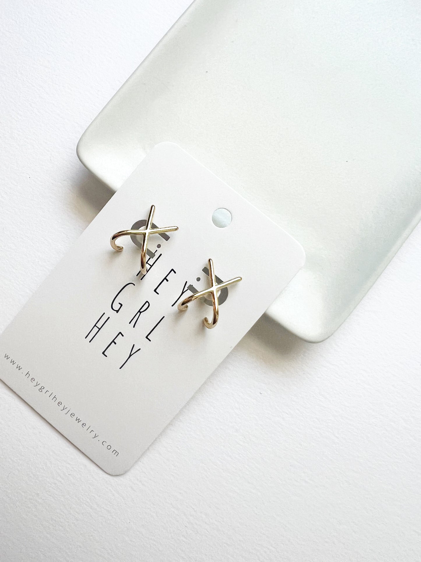 X Marks the Spot Stud Earrings