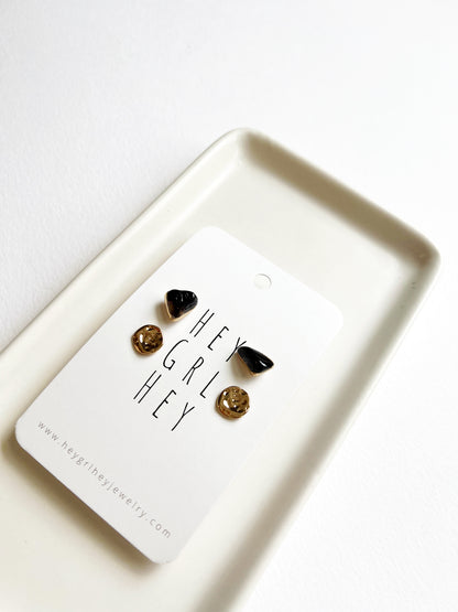 The Smoky Quartz Bernadette Stud Pack
