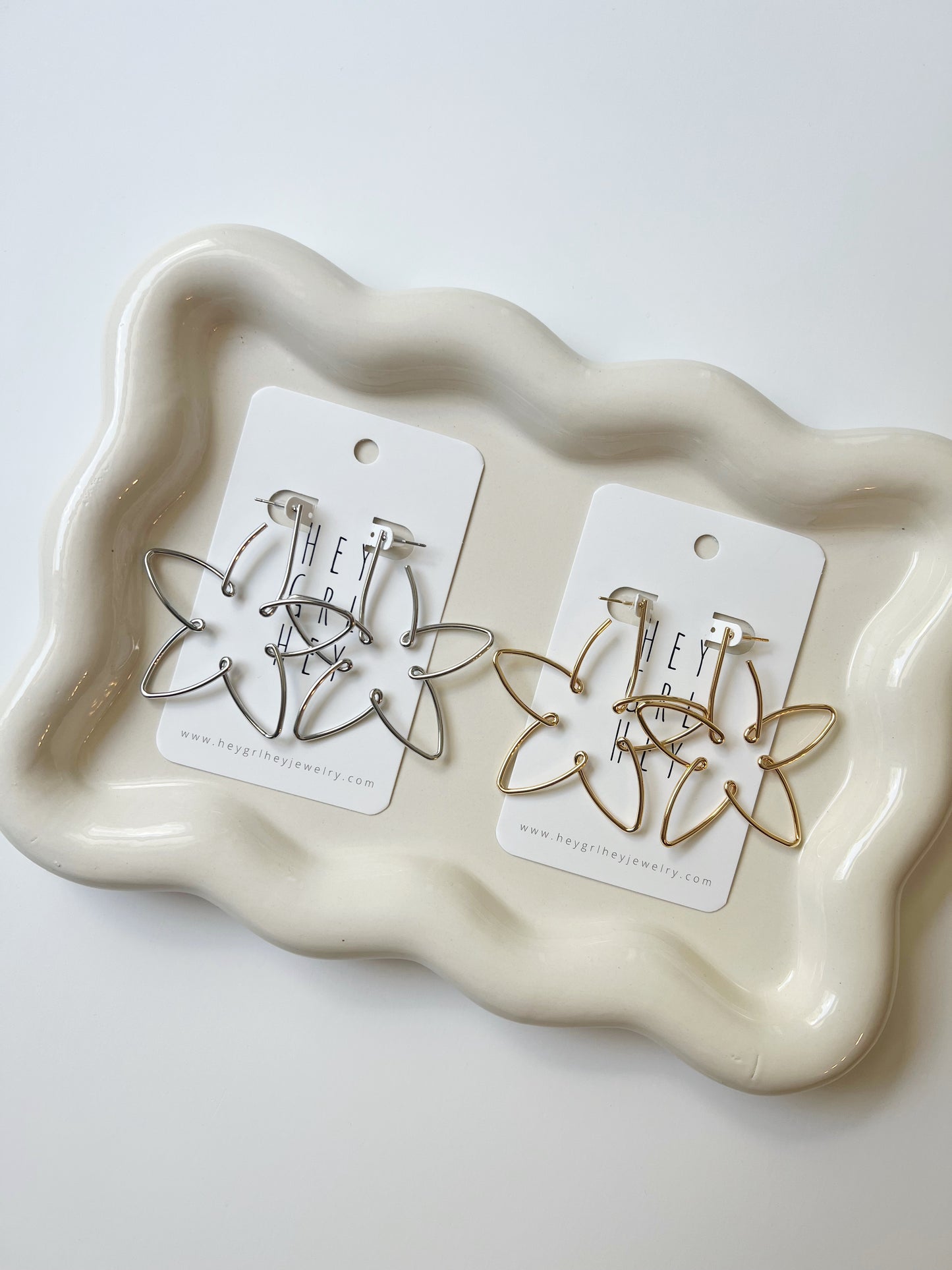 The Nigella Flower Earrings