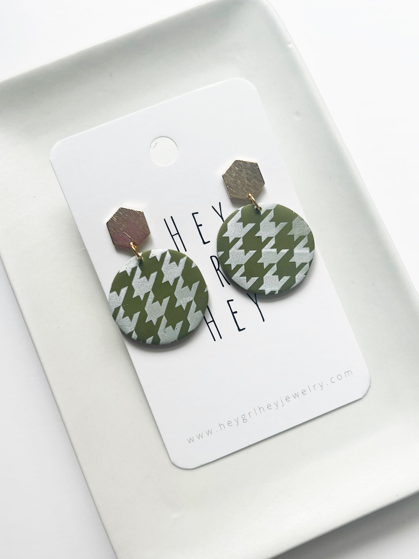 The Houndstooth Earrings