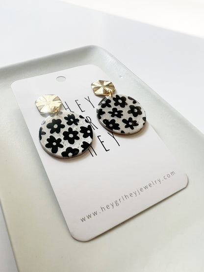 The Vivian Flower Earrings