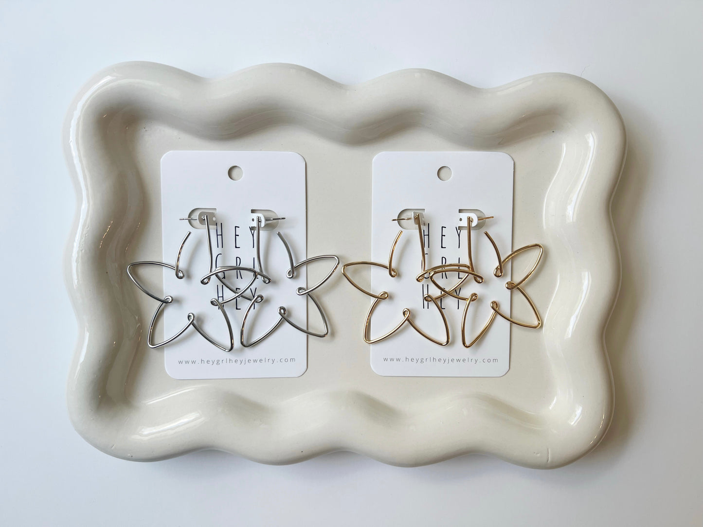 The Nigella Flower Earrings
