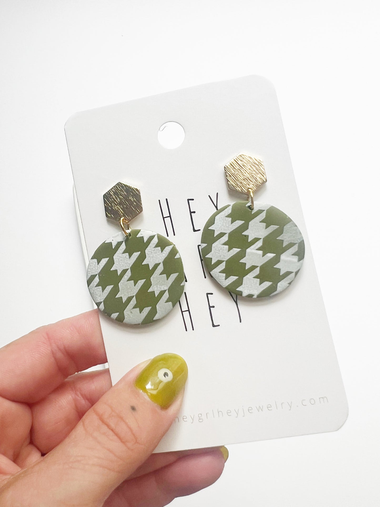 The Houndstooth Earrings