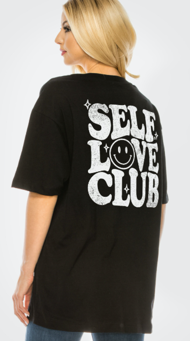 Self-Love Club Oversized Tee Shirt