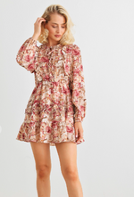 Load image into Gallery viewer, Floral Long Sleeve Dress
