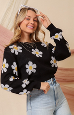 Load image into Gallery viewer, Daisy Flower Sweater
