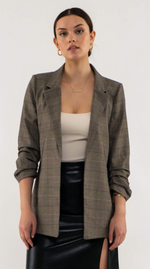 Load image into Gallery viewer, Plaid Blazer
