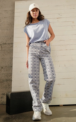 Load image into Gallery viewer, Heart and Flower Denim Pants/Jeans
