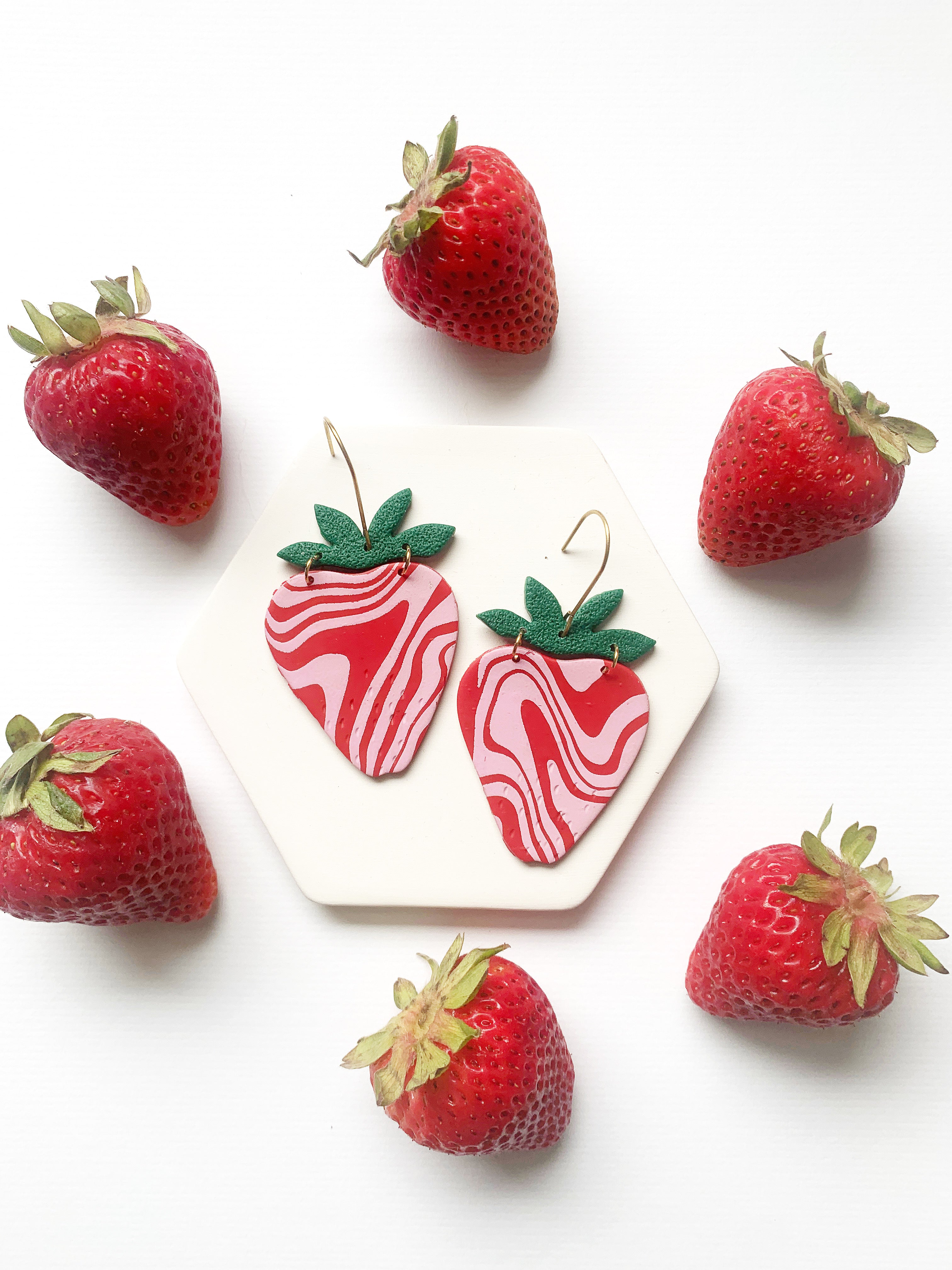 The Strawberry Earrings
