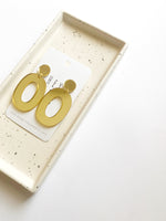 Load image into Gallery viewer, The Oval Mirror Earrings
