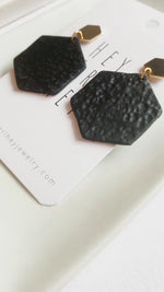 Load and play video in Gallery viewer, The Reva Hexagon Earrings
