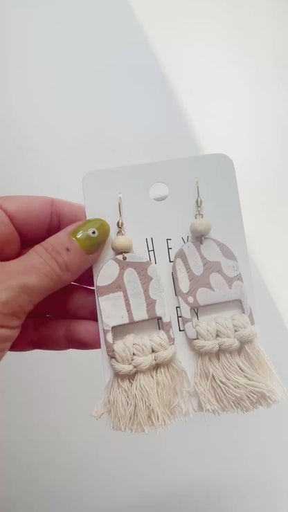 The Saidie Macrame Earrings