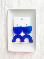 Load image into Gallery viewer, The Babe Earring in Cobalt
