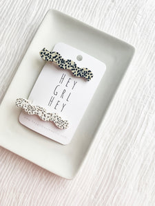 Acrylic Hair Clip Set #2