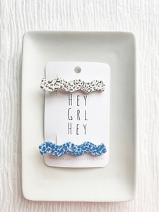 Acrylic Hair Clip Set #1