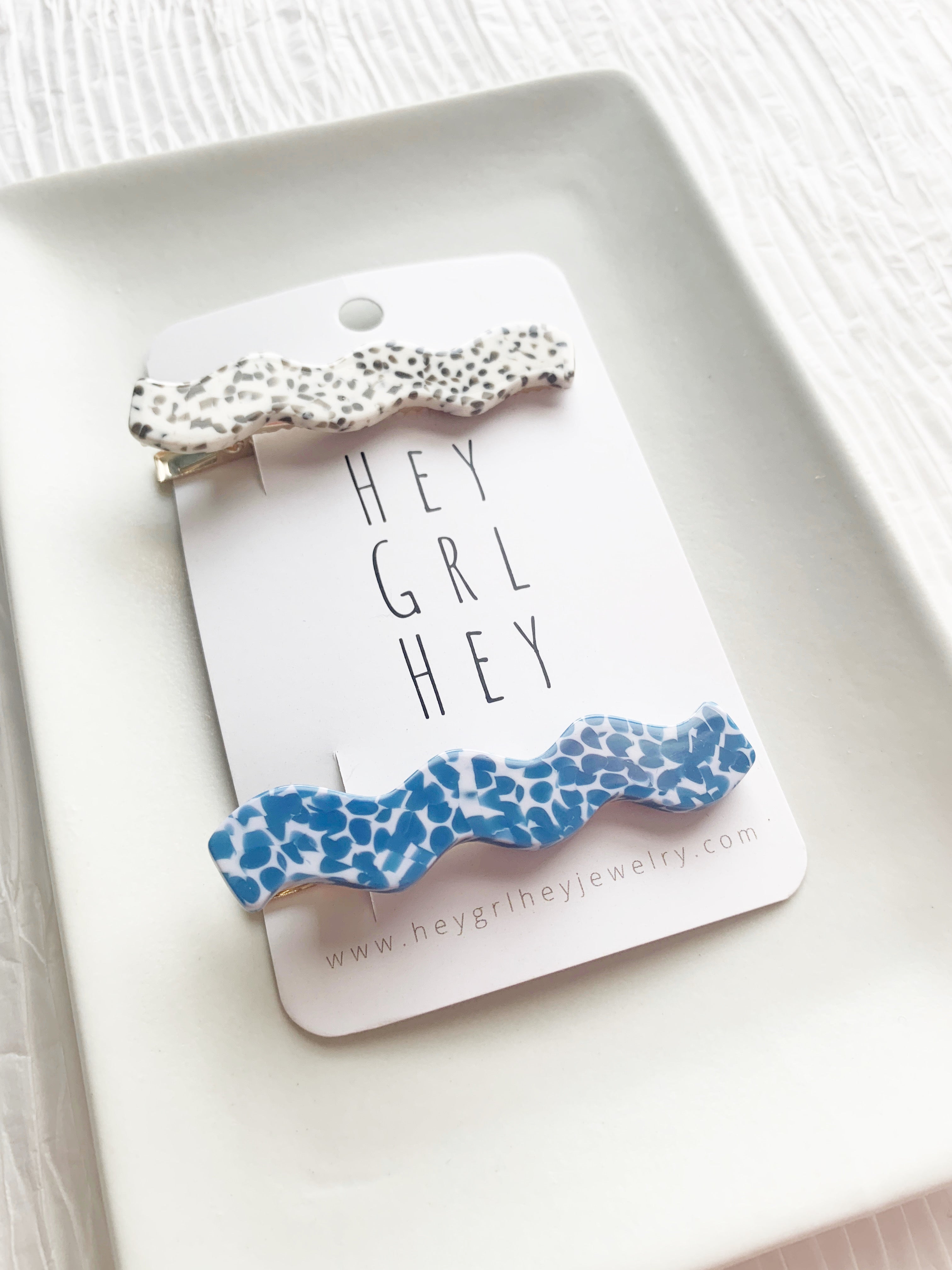 Acrylic Hair Clip Set #1